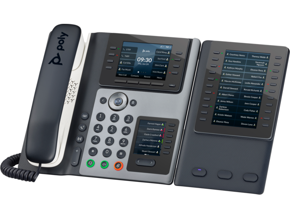 Poly Edge E450 IP Phone and PoE-enabled