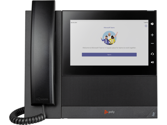 Poly CCX 600 Business Media Phone for Microsoft Teams and PoE-enabled|82Z84AA|HP Poly