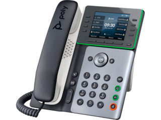 Poly Edge E300 IP Phone and PoE-enabled