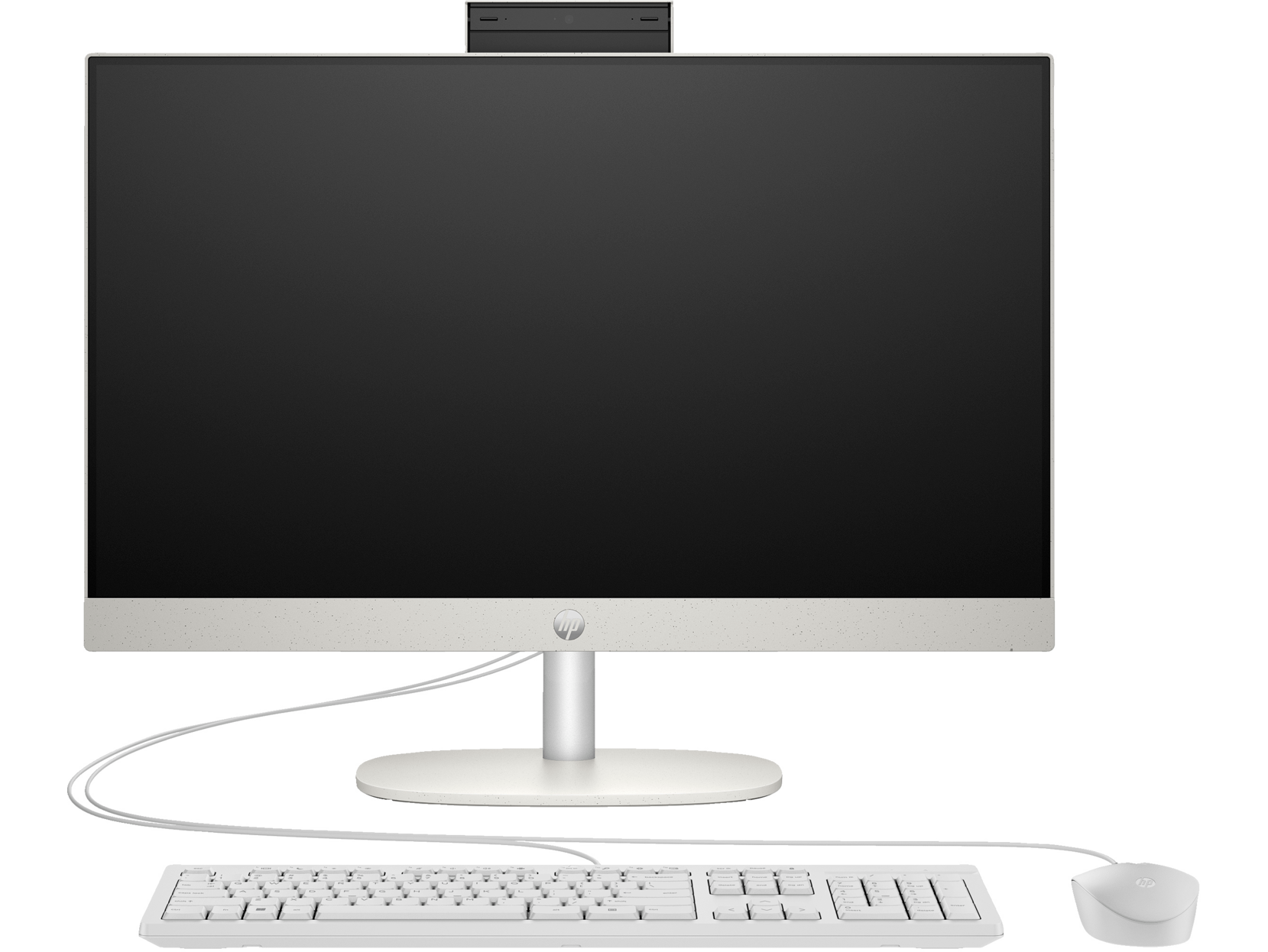 HP ProOne 240 23.8 inch G10 All-in-One Desktop PC (EMEA Only) ShellWhite T NT Fixed Wired CoreSet Vi