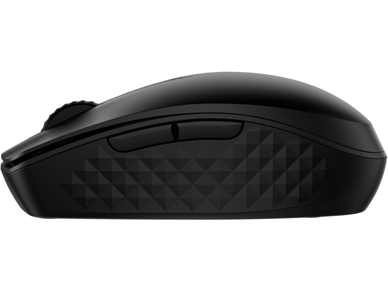 HP 425 Programmable Bluetooth Mouse BPS JetBlack CoreSet WhiteBG LeftProfile