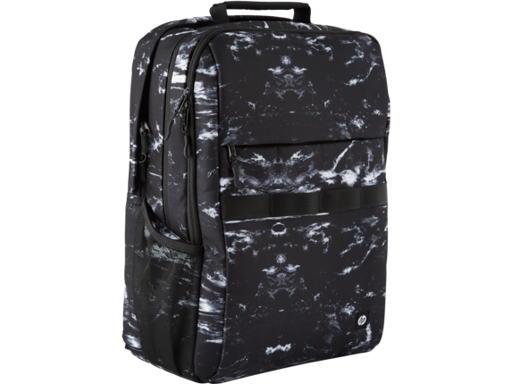 Black and white marble backpack best sale