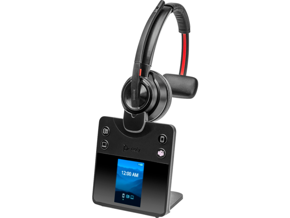 Audio, Poly Savi 8410 Office Monaural Microsoft Teams Certified DECT 1920-1930 MHz Headset