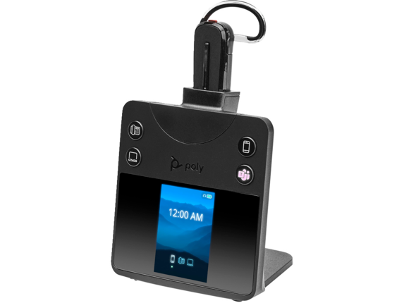 Audio, Poly Savi 8445 Office Microsoft Teams Certified DECT 1920-1930 MHz Convertible Headset