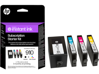 HP Instant Ink 910 Subscription Starter Kit