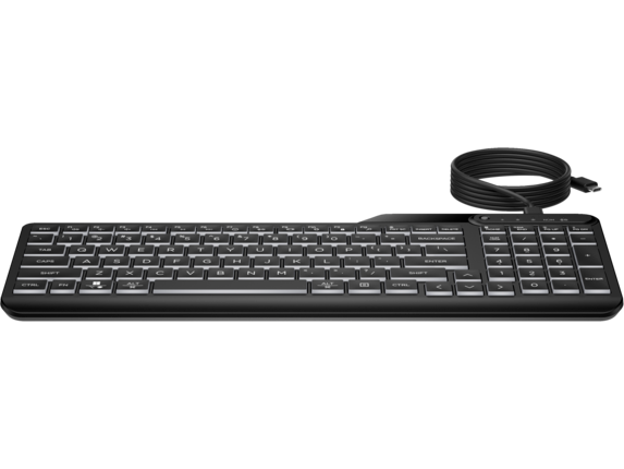 Keyboards/Other Input Devices, HP 400 Backlit Wired Keyboard
