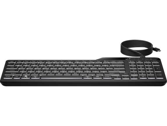 Image for HP 405 Multi-Device Backlit Wired Keyboard from HP2BFED