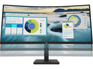 HP P34hc G4 WQHD USB-C Curved Monitor