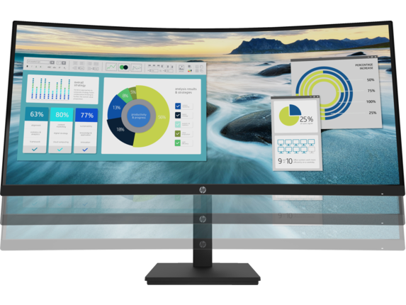 Image for HP P34hc G4 WQHD USB-C Curved Monitor from HP2BFED