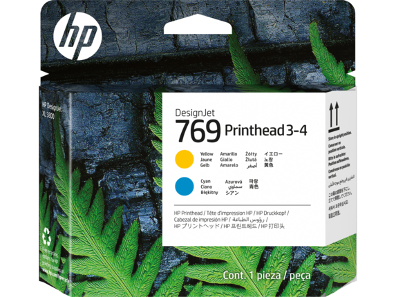 Image for HP 769 Cyan/Yellow 3-4 DesignJet Printhead from HP2BFED