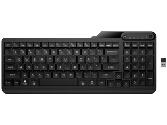 Image for HP 475 Dual-Mode Wireless Keyboard from HP2BFED