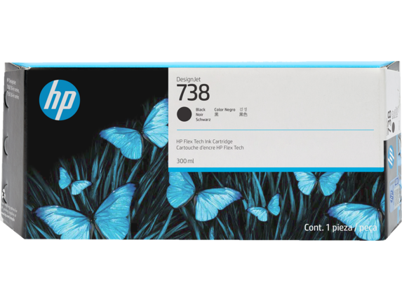 Image for HP 738 300-ml Black DesignJet Ink Cartridge from HP2BFED