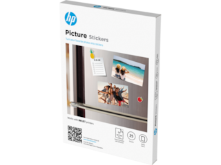 HP Picture Stickers 4 x 6 in. (101 x 152 mm) 25 sheets