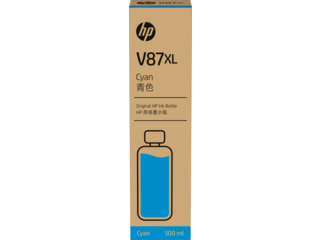 HP V87XL 500-ml Cyan Ink Bottle Extreme Markets