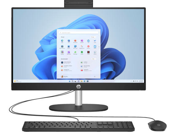 HP Home Desktop PCs, HP All-in-One 24-cr0000m, 23.8"