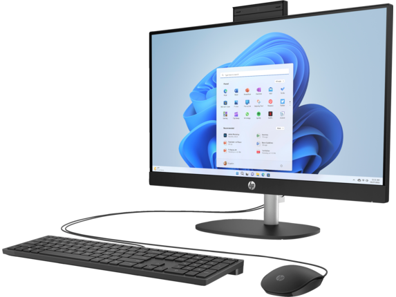 Series 3 of 5 HP Home Desktop PCs, HP All-in-One 24-cr0000m, 23.8"