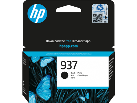 HP 937 4S6W5NE fekete eredeti tintapatron OfficeJet Pro 9110 9120 9130 9720 9730 (1450 old.)