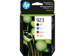 HP 923 Cyan/Magenta/Yellow/Black Original Ink Cartridge 4-pack, 6C3Y6LN