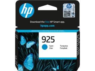 HP 925 Cyan Original Ink Cartridge 4K0V6-80002 4K0V6PE