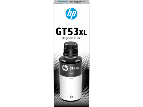 HP 1VV21AE GT53XL 135 ml-es fekete DeskJet GT 5810 5820 Ink Tank 315 319 115 415 419 Smart Tank 513 515 516 519  615 530 515 790 720 750 670  nyomtatóhoz eredeti tintatartály (6000 old.)