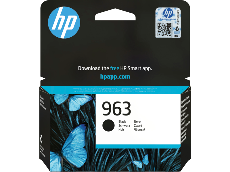 HP-963 BK Cartouche d'encre HP - Noir