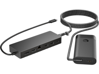 HP Universal USB-C Hub and Laptop Charger Combo