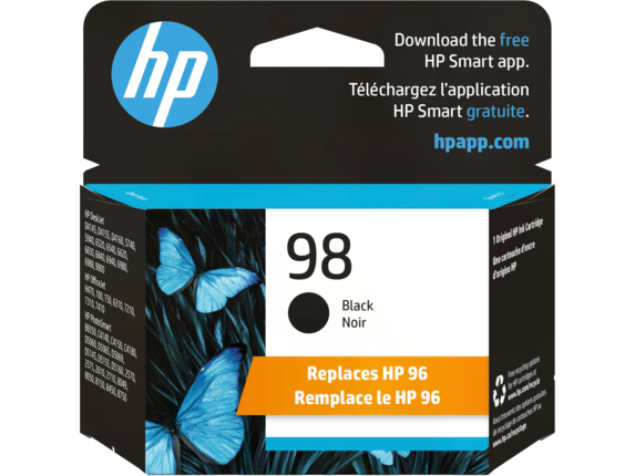 HP 98, (C9364WN) Black Original Ink Cartridge HP 98, (C9364WN) Black Original Ink Cartridge