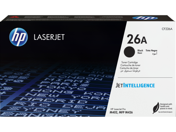 HP Laser Toner Cartridges and Kits, HP 26A Black Original LaserJet Toner Cartridge, CF226A