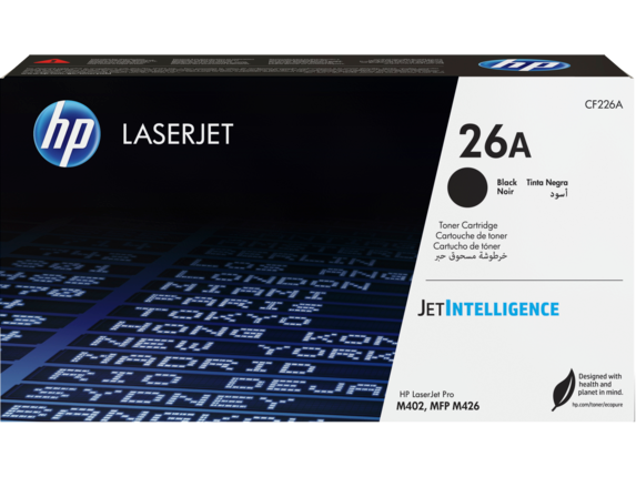 HP® 26A Black Laser Printer Toner Cartridge (CF226A)