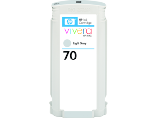 HP 70 130-ml Light Cyan DesignJet Ink Cartridge, C9390A