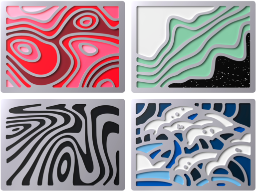 HyperX Badge Pack - Abstract Magnetic Badges