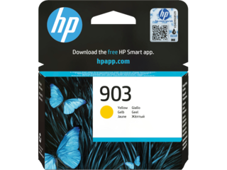 HP 903 Yellow Original Ink Cartridge, T6L95-80015, T6L95AE