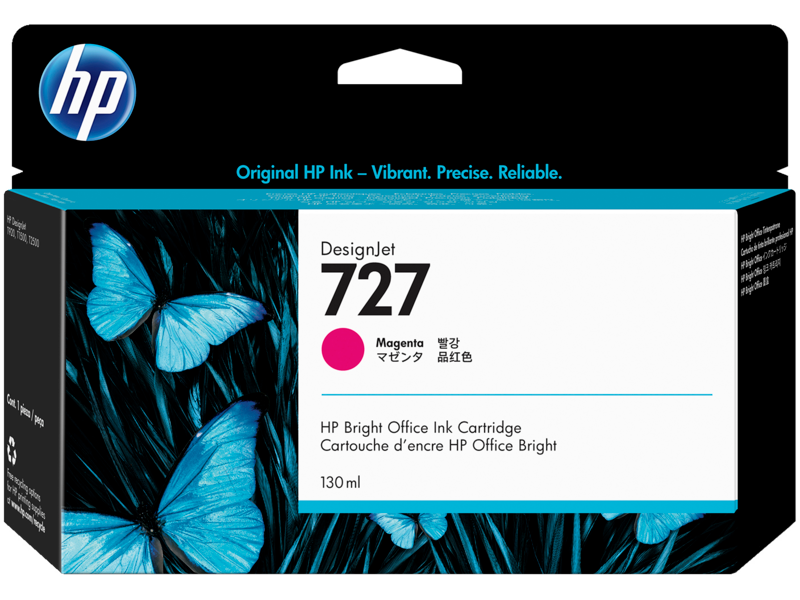 HP 727, (B3P20A) Magenta Original Ink Cartridge