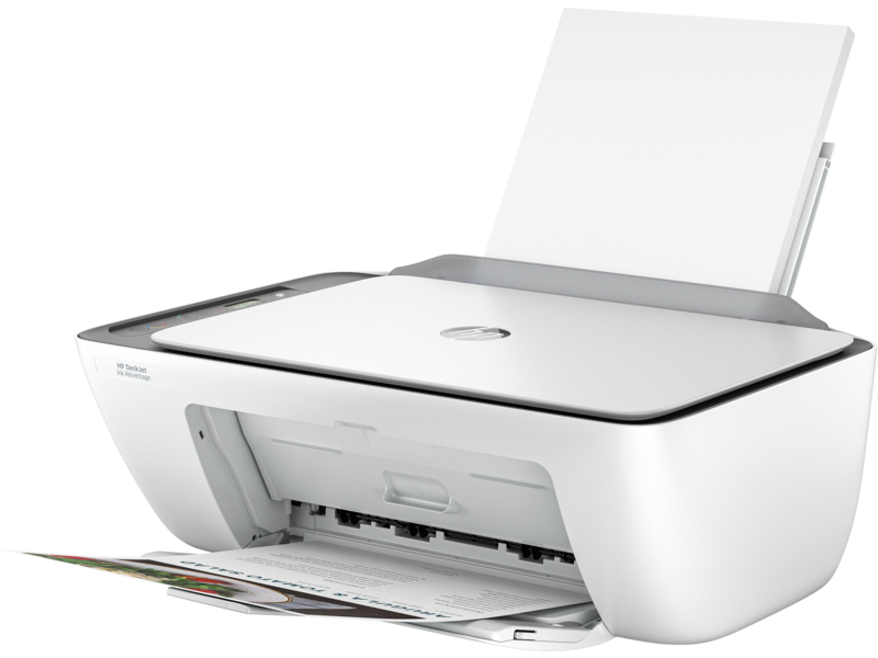 HP DeskJet Ink Advantage 2875, 2876 Cement Catalog WhiteBG FrontLeft InputOutput