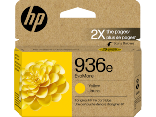 HP 936e EvoMore Yellow Original Ink Cartridge, 4S6V5LN