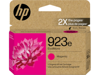HP 923e EvoMore Magenta Original Ink Cartridge, 4K0T5LN