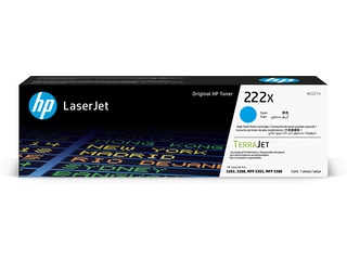 HP 222X High Yield Cyan Original LaserJet Toner Cartridge
