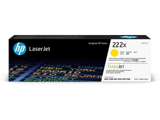 HP 222X High Yield Yellow Original LaserJet Toner Cartridge