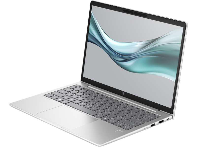 HP Elitebook 630 G11 13 inch NaturalSilver WWAN T IRcam FPR CoreSet AHS WhiteBG FrontLeftOpen