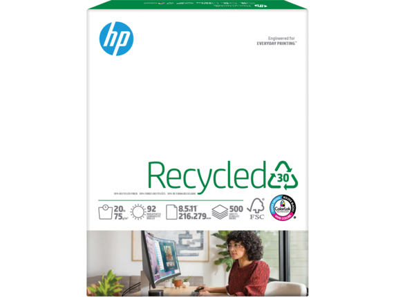 Image for HP Recycled Paper-10 reams/Letter/8.5 x 11 in from HP2BFED