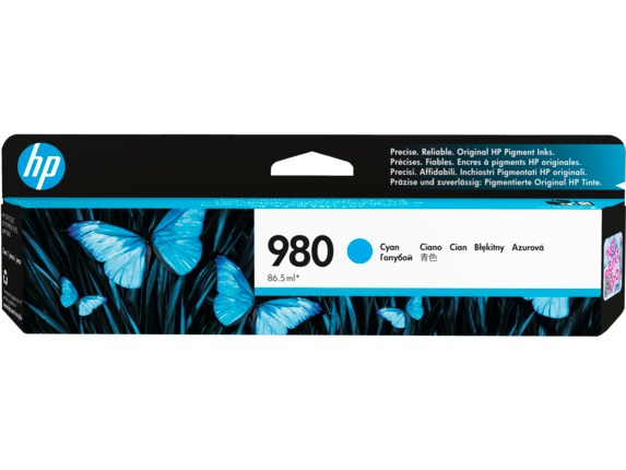 Image for HP 980 Cyan Original Ink Cartridge from HP2BFED