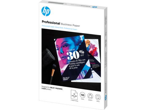 HP 3VK91A Inkjet PageWide és lézernyomtatókhoz készült professzionális üzleti papír –150 lap/A4 fényes 180 g/m²