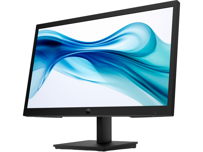 HP Series 3 Pro 21.45" FHD Monitor - 322pv Black Coreset ScrnSS FrontLeft WhiteBG