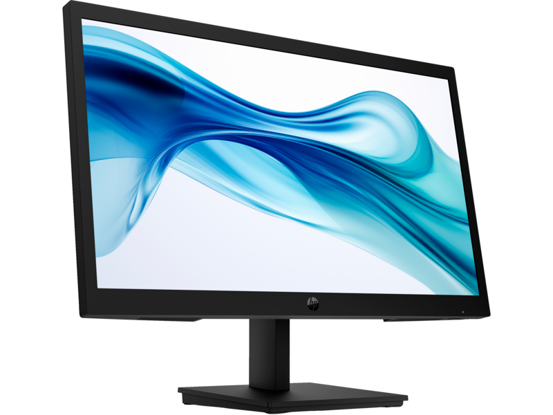 HP Series 3 Pro 21.45" FHD Monitor - 322pv Black Coreset ScrnSS FrontRight WhiteBG