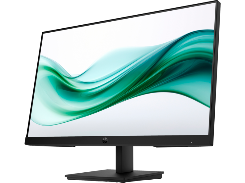 HP Series 3 Pro 23.8" FHD Monitor - 324pv Black Coreset ScrnSS FrontLeft WhiteBG