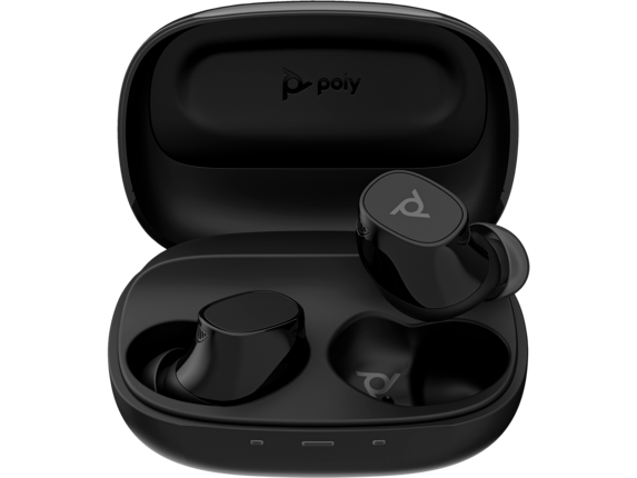 Audio, Poly Voyager Free 20 Gray Earbuds +Basic Charge Case