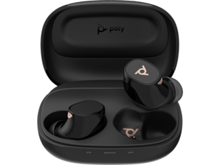Poly Voyager Free 20 Black Earbuds +Basic Charge Case