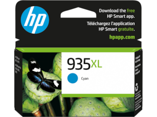 HP 935XL High Yield Cyan Original Ink Cartridge, C2P24AN#140