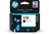 HP 338 fekete tintapatron eredeti C8765EE Deskjet 460C 5740 6540 6840 9800 Photosmart 7850 8150 8450 8750 Pro B8350 2575 2610 2710 C3180 Officejet 100 H470 6210 7210 7310 7410 K7100 PSC1510 1610 2355 (480old)