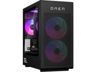 hp - OMEN by HP 25L Desktop 2021 最新モデル HP 2021 Newest omen 25L Gaming Desktop Computer, AMD Ryzen 5